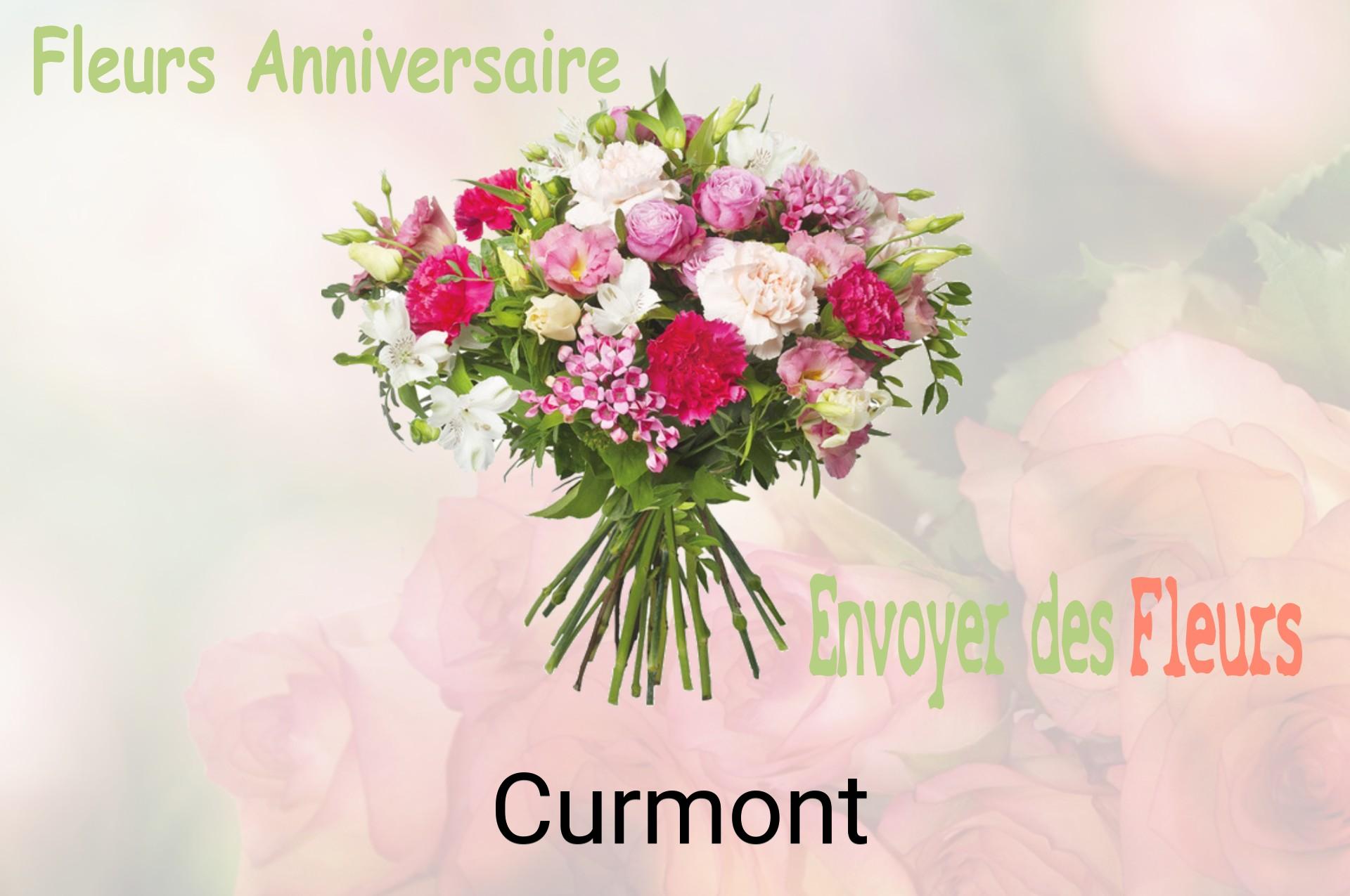 Bouquet de fleurs d’anniversaire livré à Curmont