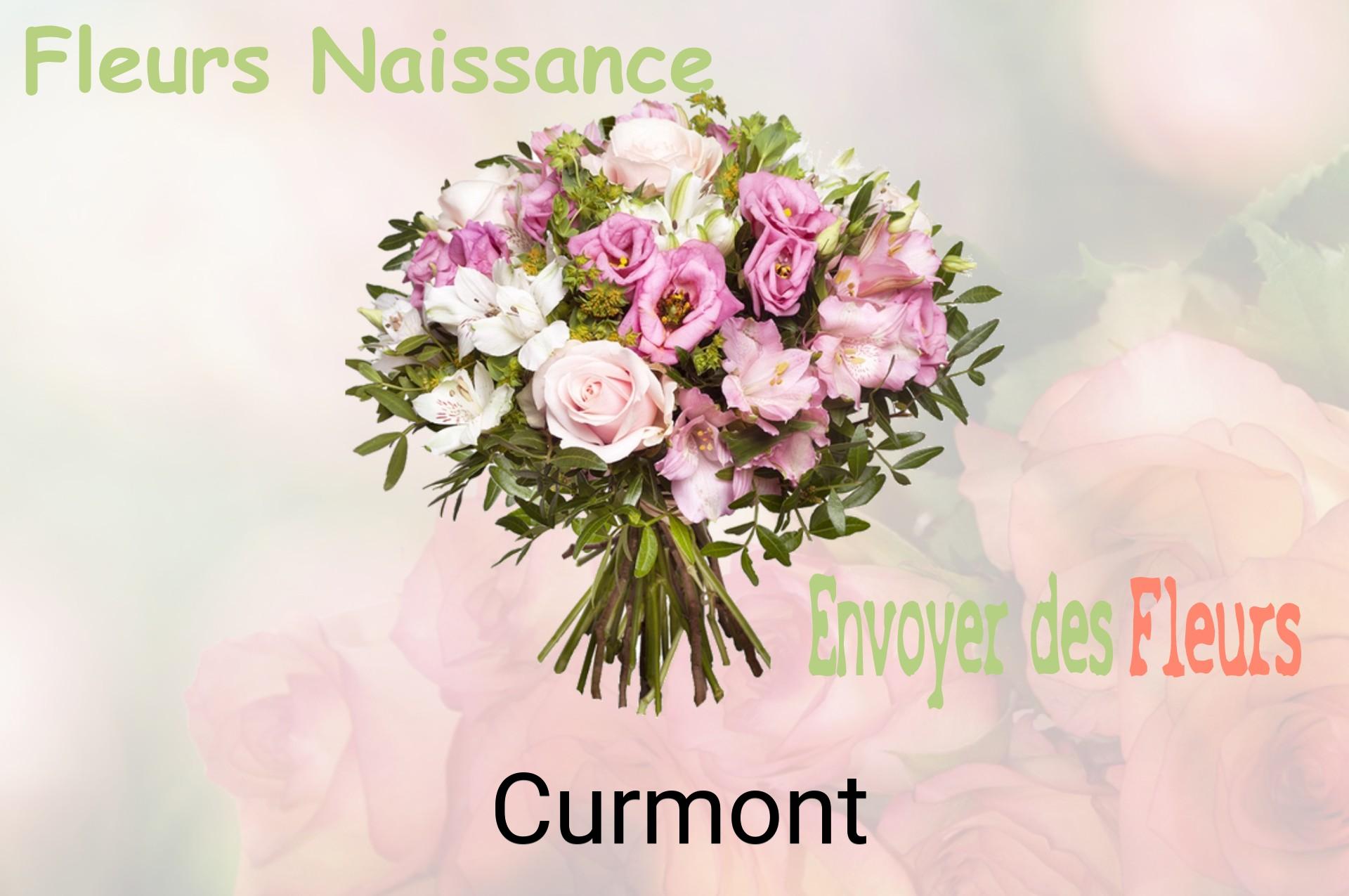 Bouquet de fleurs de naissance livré à Curmont